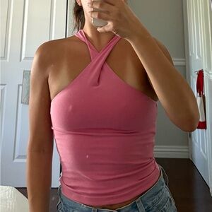 Abercrombie & Fitch Pink Halter Camisole